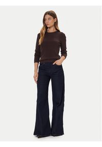 MICHAEL Michael Kors Sweter MF561CJ33D Brązowy Slim Fit. Kolor: brązowy. Materiał: wiskoza #3