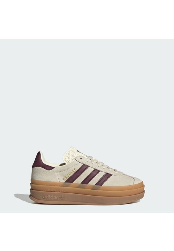 Adidas - adidas Sneakersy Gazelle Bold KI4559 Beżowy. Kolor: beżowy. Materiał: zamsz, skóra. Model: Adidas Gazelle