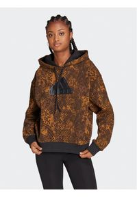 Adidas - Bluza adidas Sportswear. Kolor: brązowy #1
