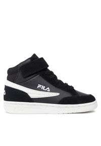 Fila Sneakersy Crew Velcro Mid Kids FFK0122.80010 Czarny. Kolor: czarny