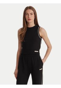 Guess Top V6GP17 K3215 Czarny Regular Fit. Kolor: czarny. Materiał: syntetyk #1