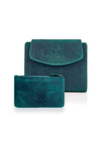 Zestaw prezentowy skórzany PAOLO PERUZZI ZUP-40-GR zielony. Kolor: zielony. Materiał: skóra #1