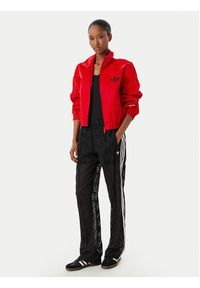 Adidas - adidas Spodnie dzianinowe Crochet Firebird KD0346 Czarny Regular Fit. Kolor: czarny. Materiał: syntetyk #3