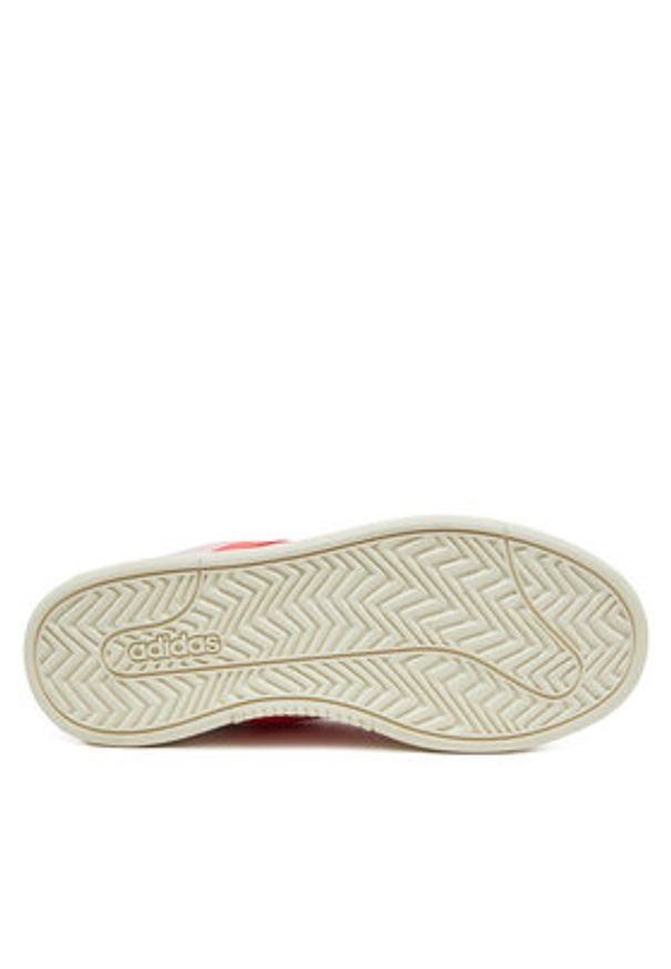 Adidas - adidas Sneakersy Grand Court Alpha JI1717 Różowy. Kolor: różowy. Materiał: skóra, zamsz