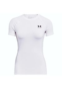 Damski jersey Under Armour HeatGear Compression. Kolor: czarny, biały, wielokolorowy. Materiał: jersey. Sport: bieganie, fitness #1