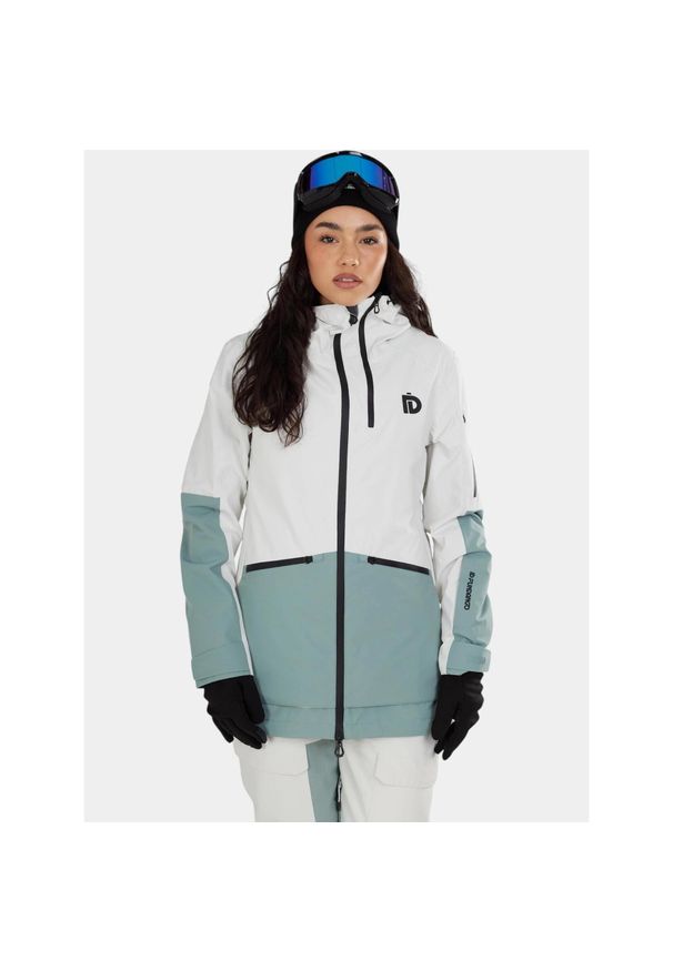 FUNDANGO - Kurtka Narciarska Damska Fundango Nashua ECO 3L. Kolor: zielony, biały, wielokolorowy. Materiał: materiał. Sezon: zima. Sport: narciarstwo