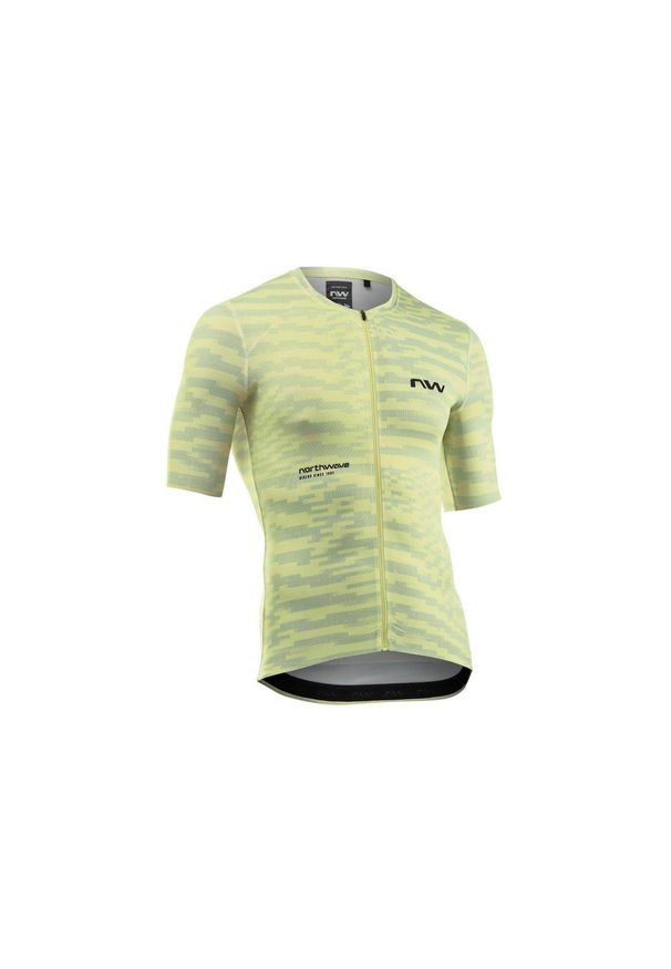 Koszulka rowerowa mtb gravel NORTHWAVE Blade Jersey żółty. Kolor: żółty. Materiał: jersey. Sezon: lato
