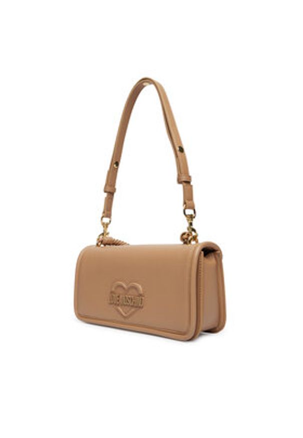 Love Moschino - LOVE MOSCHINO Torebka JC4096PP1OLL0104 Beżowy. Kolor: beżowy. Materiał: skórzane