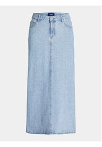 JJXX Spódnica jeansowa Aura 12247916 Niebieski Regular Fit. Kolor: niebieski. Materiał: bawełna
