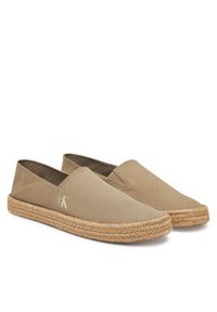 Calvin Klein Jeans Espadryle Inj Espadrille Cv YM0YM01251 Beżowy. Kolor: beżowy. Materiał: materiał #3