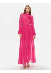 Kontatto Sukienka wieczorowa B447F Różowy Regular Fit. Kolor: różowy. Materiał: syntetyk. Styl: wizytowy #1