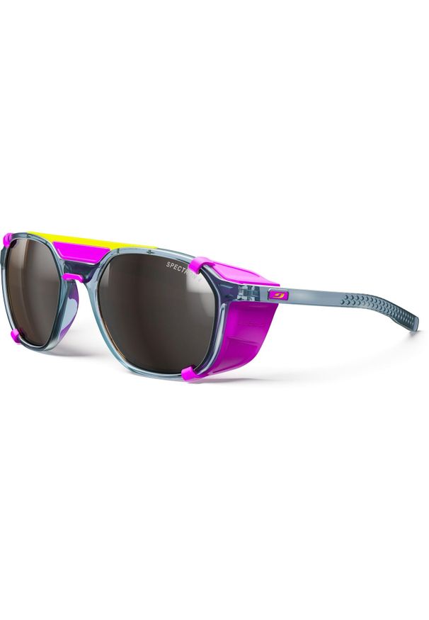 Okulary przeciwsłoneczne JULBO SLACK COVER niebieski Cat 4 Spectron. Kolor: różowy, niebieski, wielokolorowy. Sport: turystyka piesza