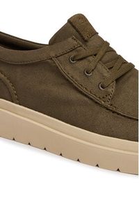Clarks Półbuty Polden Moc 26186615 Zielony. Kolor: zielony. Materiał: materiał #7