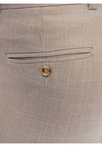 Pako Lorente - PAKO LORENTE – Spodnie garniturowe w kolorze beżowym. Kolor: beżowy. Materiał: wiskoza, poliester, elastan. Wzór: gładki. Styl: elegancki #8