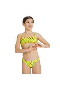 Strój kąpielowy dziewczęcy dwuczęściowy na basen plażę Arena Bikini. Kolor: żółty #1