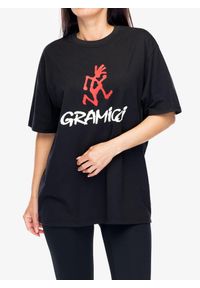 Koszulka bawełniana Gramicci Gramicci Logo Tee. Kolor: czarny. Materiał: bawełna