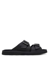 Klapki Clarks. Kolor: czarny