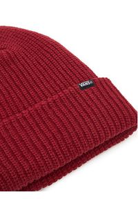 Vans Czapka Core Basic Cuff Beanie VN000QB4BRD1 Bordowy. Kolor: czerwony. Materiał: akryl, materiał