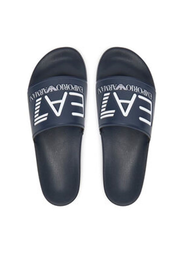 EA7 Emporio Armani Klapki 7X000108 AF15118 BA045 Granatowy. Kolor: niebieski