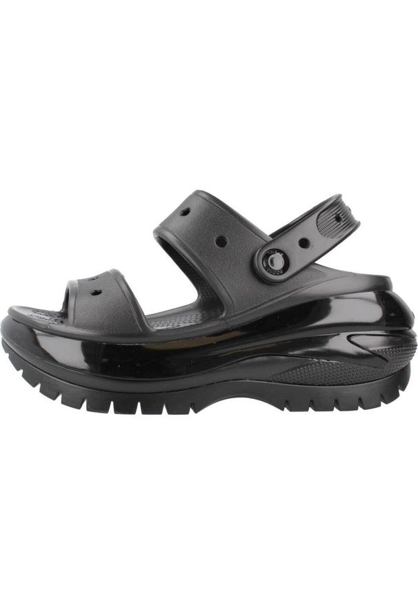 Klapki Crocs Model Classic Mega Crush Sandal Kolor Czarny. Kolor: czarny. Materiał: materiał, syntetyk