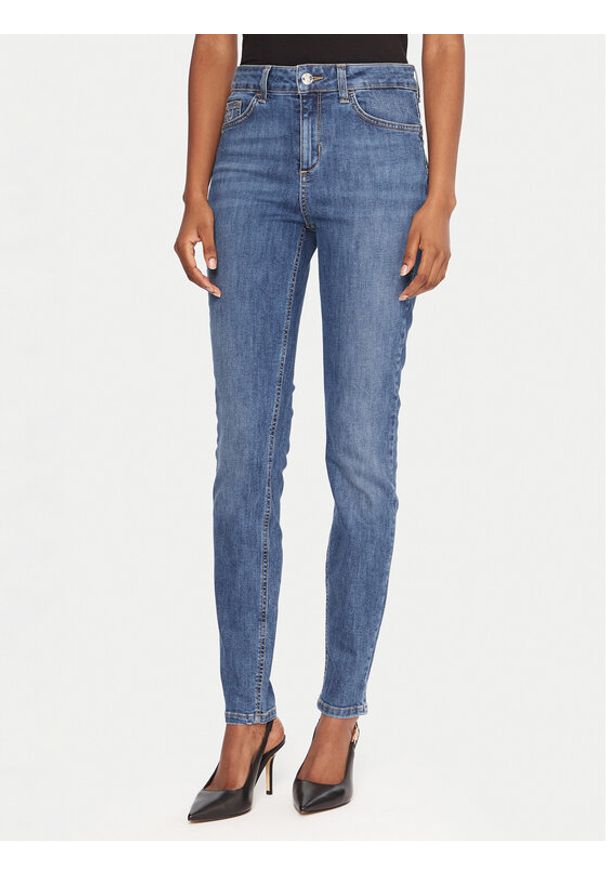 Liu Jo Jeansy UF5013 D0275 Niebieski Skinny Fit. Kolor: niebieski