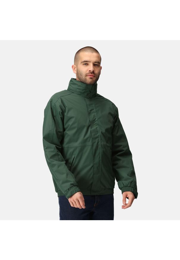 Regatta - Męska wodoodporna ocieplana kurtka Dover. Kolor: szary. Sezon: zima. Sport: turystyka piesza