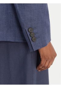 Weekend Max Mara Marynarka Nalut 2615041072 Granatowy Regular Fit. Kolor: niebieski. Materiał: len #4