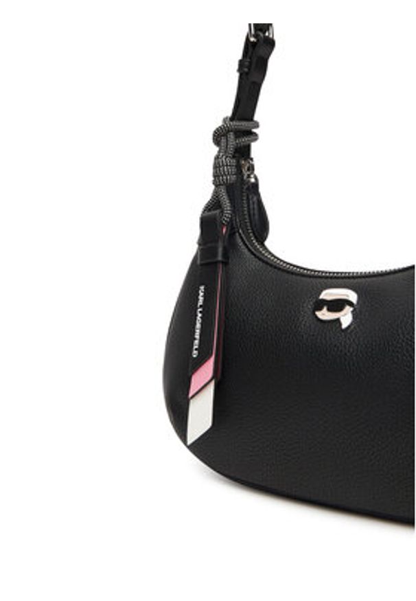 Karl Lagerfeld - KARL LAGERFELD Torebka A3W30107 Czarny. Kolor: czarny. Materiał: skórzane