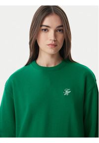 TOMMY HILFIGER - Tommy Hilfiger Bluza Logo Embroidery WW0WW48724 Zielony Regular Fit. Kolor: zielony. Materiał: bawełna #8