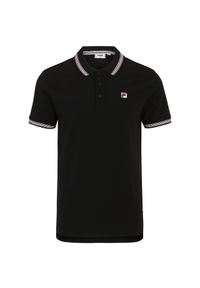 Koszulka męska polo Fila Lubbeek. Okazja: do pracy, na spacer. Typ kołnierza: polo. Kolor: czerwony, biały, wielokolorowy, czarny. Materiał: włókno, bawełna