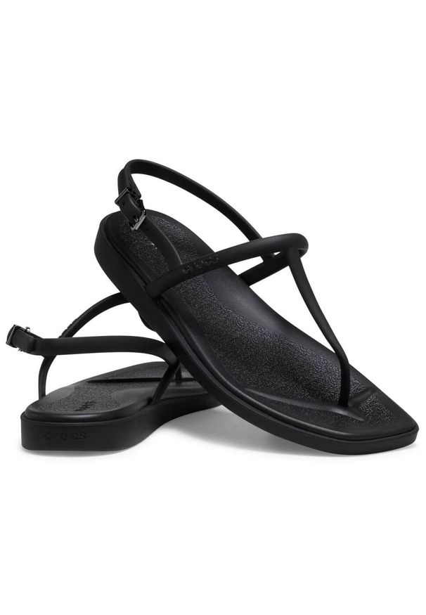 Crocs Sandały damskie Miami Toe Loop Sandal. Kolor: czarny