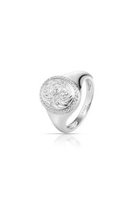 W.KRUK - Pierścionek srebrny Baśniowa. Materiał: srebrne. Kolor: srebrny. Kamień szlachetny: cyrkonia #1
