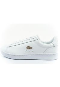 Buty sportowe damskie Lacoste Carnaby Set 224 1 SFA trampki. Kolor: biały. Materiał: skóra, tkanina
