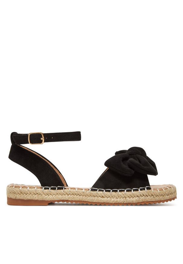 DeeZee Espadryle LE601-107 Czarny. Kolor: czarny. Materiał: materiał
