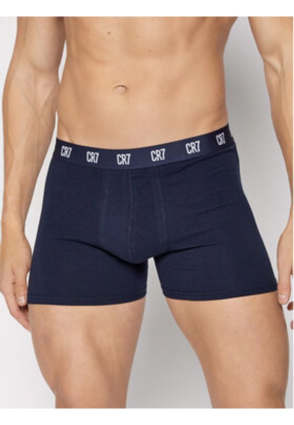 Cristiano Ronaldo CR7 Komplet 3 par bokserek Basic 8100-49-2701 Kolorowy. Materiał: bawełna. Wzór: kolorowy