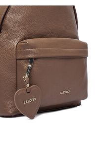 Lasocki Plecak CEO-LSK-L-001-10 Brązowy. Kolor: brązowy. Materiał: skóra #3