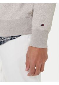 TOMMY HILFIGER - Tommy Hilfiger Bluza Logo MW0MW11596 Beżowy Regular Fit. Kolor: beżowy. Materiał: bawełna, syntetyk #5