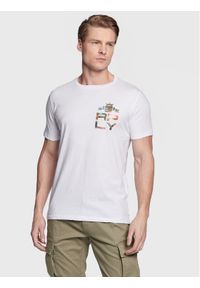 Replay T-Shirt M6489.000.23062 Biały Regular Fit. Kolor: biały. Materiał: bawełna