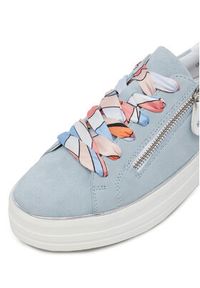 Remonte Sneakersy D1C06-12 Niebieski. Kolor: niebieski. Materiał: zamsz, skóra #5