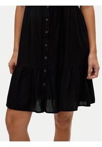 Vero Moda Sukienka letnia Bumpy 10325283 Czarny Loose Fit. Kolor: czarny. Materiał: wiskoza. Sezon: lato #3