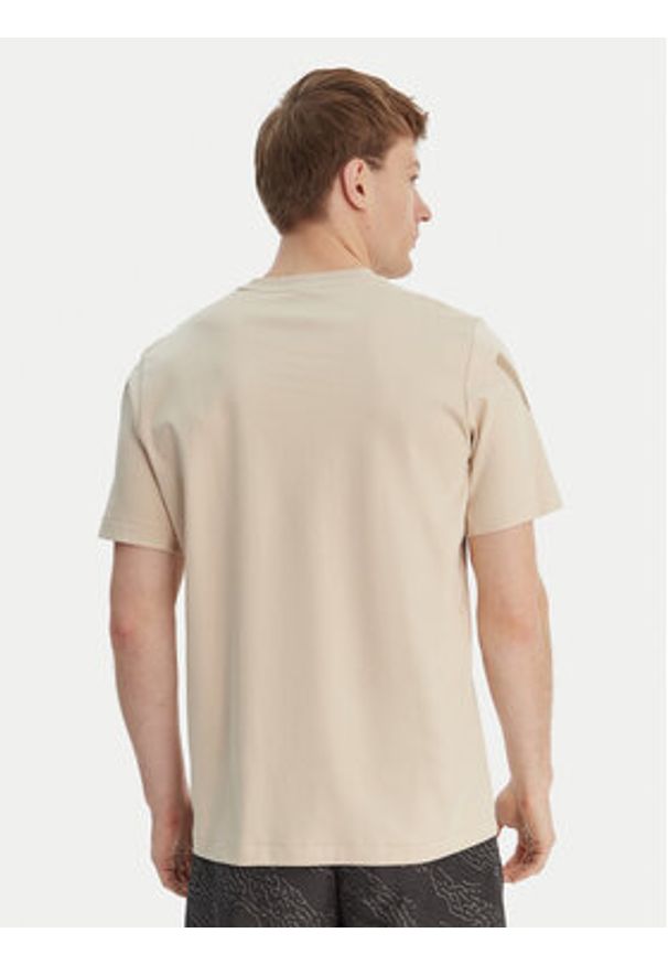 Adidas - adidas T-Shirt Z.N.E. KE4694 Beżowy Regular Fit. Kolor: beżowy. Materiał: bawełna