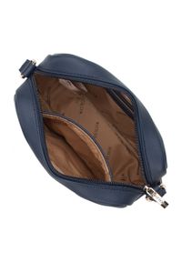 Wittchen - Damska listonoszka z miękkiej ekoskóry pikowana granatowa. Kolor: niebieski. Wzór: haft. Dodatki: z haftem. Materiał: skórzane. Styl: elegancki #2