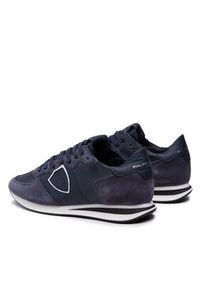 Philippe Model Sneakersy Veau TZLU 6005 Granatowy. Kolor: niebieski. Materiał: zamsz, skóra