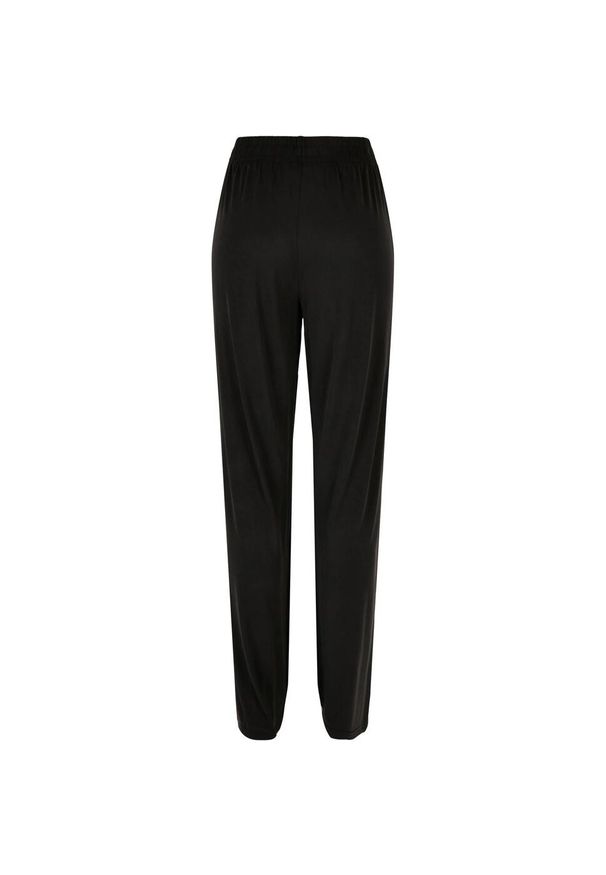 Urban Classics - Damskie Spodnie Do Jogi Z Modalu Z Szerokimi Nogawkami. Kolor: czarny. Sport: joga i pilates