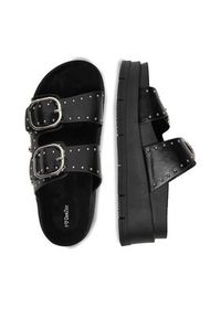 DeeZee Klapki CEO-HY62273-6 Czarny. Kolor: czarny. Materiał: materiał #7