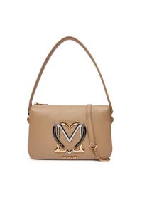 Love Moschino - LOVE MOSCHINO Torebka JC4328PP0LKN0106 Beżowy. Kolor: beżowy. Materiał: skórzane