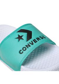 Converse Klapki All Star Slide Slip 172717C Zielony. Kolor: zielony. Materiał: skóra