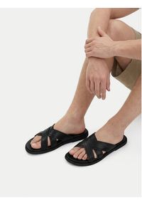 Gino Rossi - GINO ROSSI Klapki CEO-MARCELLO-11 MB Czarny. Kolor: czarny. Materiał: skóra #5