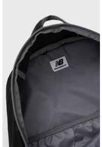 New Balance Plecak LAB11107BGR kolor czarny duży z nadrukiem. Kolor: czarny. Wzór: nadruk #4