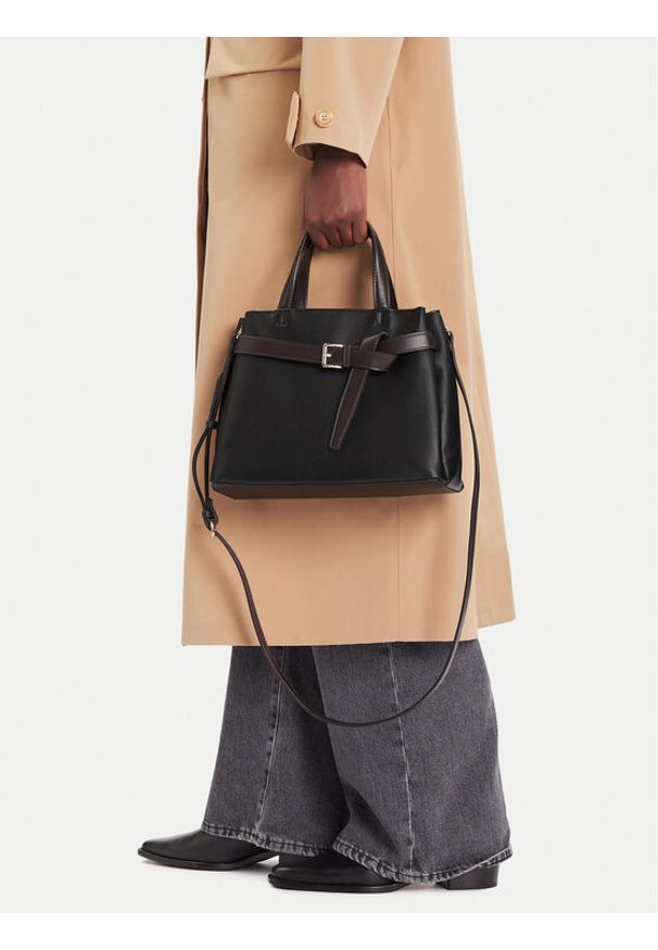 Aldo Torebka Ebaeclya 14076786 Czarny. Kolor: czarny. Materiał: skórzane